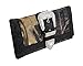 Camouflage Rhinestone Western Buckle Purse/Wallet Set (Black)