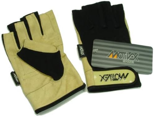 MOTIVEX Sailing gloves – Beige Elegant Look with Flexible Anpassungsfähiger Back Sailing Gloves Lycra Size S/M – XXXL