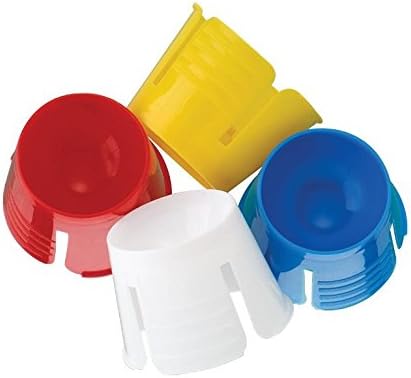 Miltex 017-48011 Plastic Dappen Dish with Finger Hold, Assorted Color (Pack of 200)