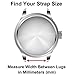 StrapsCo Vintage Thick Leather Watch Band with Heavy Duty Stitching