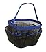 Mesh Shower Caddy Tote plus PVC Zipper Bag - Toiletry Bag for Travel Camp College Dorm, Blue-Black
