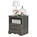 South Shore Savannah 1-Drawer Nightstand, Gray Maple