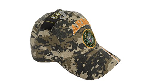 U.S ARMY & Army shadow Emblem Camo camoflauge Cap Official US Army Licensed Hat Cap601mc