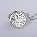 HOUSWEETY Aromatherapy Essential Oil Diffuser Necklace-Stainless Steel Butterfly Locket Pendant,11 Refill Pads (Non-Engraving)