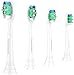 Replacement Brush Heads For Philips Sonicare InterCare HX9004 hx9003 With Hygienic Caps, 6pack, Compatible with Philips Sonicare Flexcare, HealthyWhite, DiamondClean And Other Snap-On Toothbrush Model