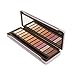 BYS Berries Eyeshadow Palette Tin (with French Translation) with Mirror Double Ended Applicator and Blender Highly Pigmented 12 Matte & Metallic Shades