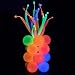 Glow King Black Light Reactive Neon Balloons | Glow In The Dark Latex Balloons in Multiple Colors | Fun UV Fluorescent Party Gift for Events | Luminous Ballons for Birthday Decoration – 50 Pack
