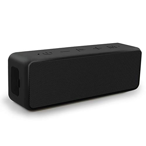 Bluetooth Portable Speaker 5.0 with 20W Bass Sound 24-Hour Playtime, QYYHT Anti-Fall Dustproof IPX7 Waterproof Wireless Speaker with Loud Stereo Sound, Rich Bass for iPhone/iPad/Tablet/Laptop/Echo dot