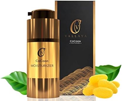 Vallaya Cocoon Facial Moisturizer &amp; Anti-Aging Cream With Thai Silk Protein - Face Moisturizing Cream with Organic &amp; Natural Ingredients – Anti-Wrinkle &amp; Reduce Dark Spots – For All Skin Types