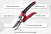 Zockey Pro Bypass Pruning Shears with Wrist Strap Japanese High Carbon Steel Professional Garden Clippers Hand Pruners with Easy to Operate Safe Thumb Lock for Small to Medium Size Hands,7