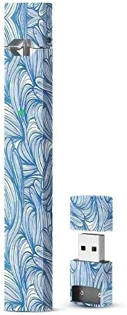 Juul Skin | Juul Decal | JUUL Sticker | JUUL Wrap | Variety Colors (Blue Swirl)