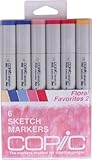 Copic Marker Sketch Floral Favorites 2 Marker (Pack of 6)
