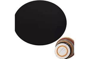 LARAKVEAKV 35 Inch Lazy Susan Turntable for Dining Table, Large Lazy Susan Rotating Tray Table Top Round Serving Plate, Solid