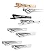 Jstyle 8 Pcs Tie Clips Set for Men Tie Bar Clip Set for Regular Ties Necktie Wedding Business Clips with Box B