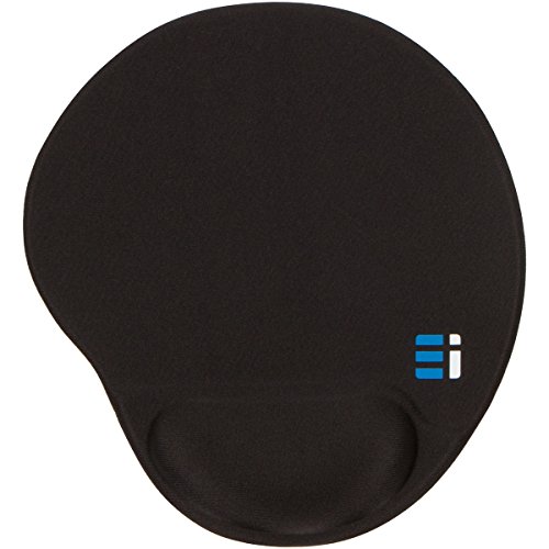 Gel Keyboard Wrist Rest Pad – Set Includes Mouse Pad with Wrist Rest Support for PC and Mac Computer Desks | Effective Protection for RSI & Carpal Tunnel | Black Curved Silicone Gel Palm Rests (FIRM) - Thumbnail 2