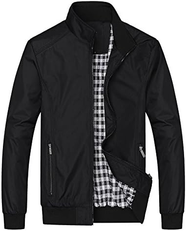 Men's Hiking Outerwear Lightweight Casual Jackets for Men Big and Tall Windbreaker and Warm