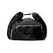 Tirain Unisex Winter Trooper Ushanka Hat Ear Flap Hat with mask (Black, one size)