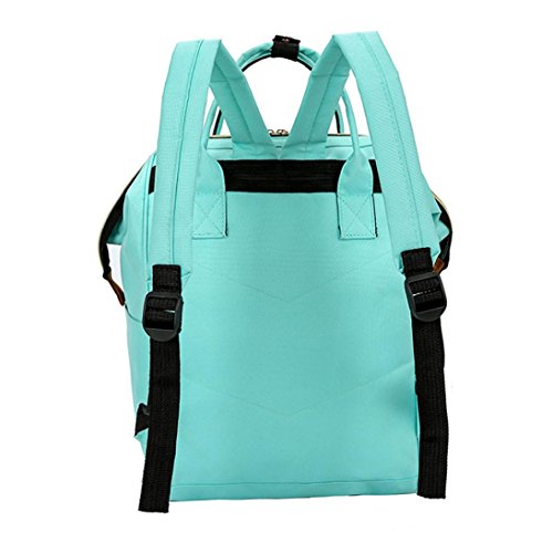 Diaper Bag Backpack Women Large Capacity School Bags Laptop Travel Nappy Bags (Hot Pink)