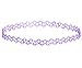 Jstyle 16PCS Tattoo Choker Necklaces for Women Stretch Elastic Choker Fashion Necklace Chain