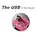 Elsees 2.4GHz 3D Car Shape Wireless Optical Mouse USB Gaming Mouse with Receiver for PC Laptop (Green)
