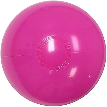 pink and blue beach balls