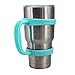 Orangeskycn 30 Oz Stainless Steel Insulated Tumbler Mug Handle (Green)