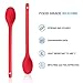 Baker Boutique Silicone Nonstick Kitchen Spoon Set 2-Piece, BPA Free, Heat-Resistant Cooking Spoons Set for Stirring, Scooping and Mixing, Red