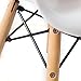 Buschman Set of Two White Kids Dining Room Mid Century Chair Wooden Legs Armless Chairs