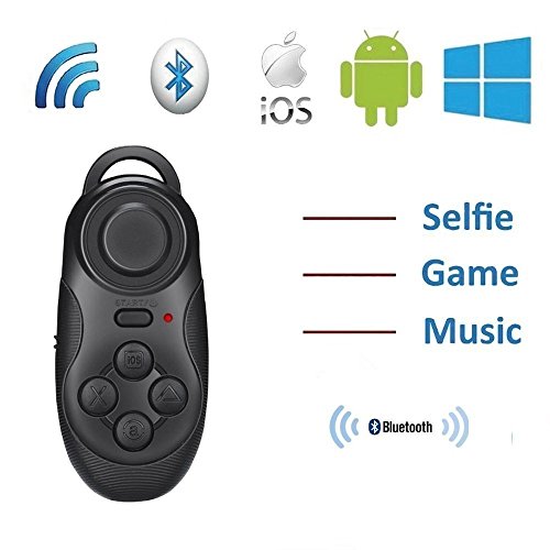 E-Home VR Wireless Bluetooth Remote Controller 3D Glasses Gamepad Compatible With Selfie, Mouse, Iphone, Tablet, PC, Samsung Gear Control For Virtual Reality Headset Game