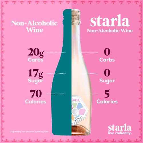 Starla Wines NonAlcoholic Sparkling Rosé [750ml, 2Pack] Award
