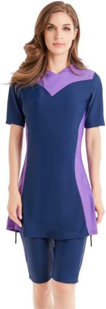 TianMaiModest Swimwear Surfing Suit Short Sleeve Swimsuit Burkini Modesty Swimming Costume