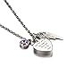 AMIST Birthstone God Has You in His Arms Urn Necklaces for Ashes Pet Cremation Jewelry for Ashes Cremation Urn Necklaces for Ashes for Women Keepsake Necklace for Ashes Alexandrite