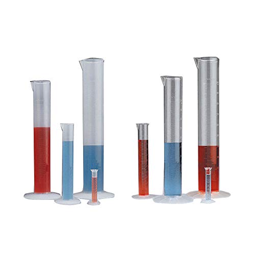 Nalgene 3664-0100 Polypropylene Economy Graduated Cylinder, 100mL Capacity