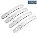 E-Autogrilles Triple Chrome Plated ABS 4 Door Handle Cover with Smart Keyhole for 07-13 Nissan Altima / 04-09 Nissan Quest / 07-12 Nissan Sentra / 04-08 Nissan Maxima (64-0406)
