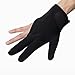CCbeauty 2Pcs Hair Dye Gloves Reusable Heat Resistant Gloves 3 Finger Mittens for Hair Styling,Curling Wand and Flat Iron, Black,S/19CM