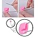 Waykino 50PCS Kids Pins Plastic Head Baby Safety Pins Safety Hold Clip Locking Infant Cloth Diaper(Pink)