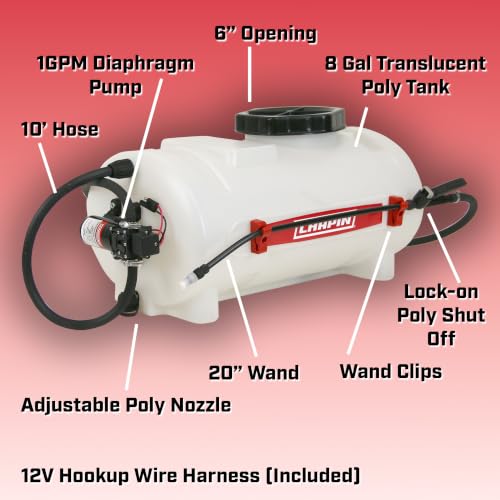 CHAPIN 97084 8-Gallon ATV/UTV Sprayer with 12V Pump & 15-Ft Hose photo 11