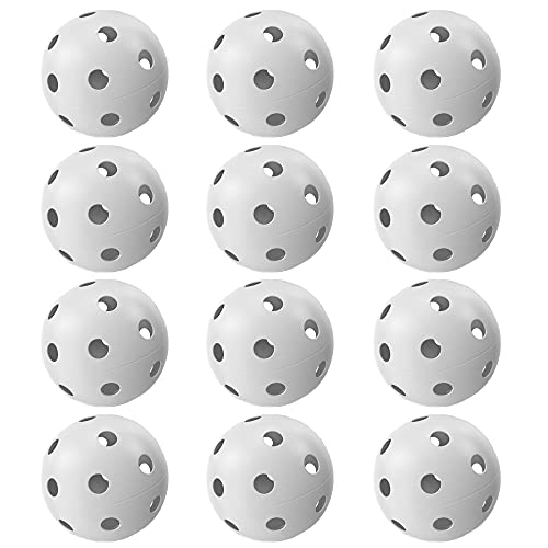 RIMSports Baseball Practice Balls, Limited Flight Hollow Plastic