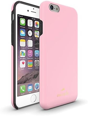 iPhone 6 Protective Phone Case from Mink - Madison Series - Soft-Touch Coating. Detachable Hard Rubber Inner Liner - Slim, Sturdy, Lightweight and Beautiful - Pink and Black
