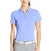 adidas Golf Women's Essentials Heather Short Sleeve Polo Shirt, Baja Blue HTR, X-Small