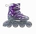 Chicago Skates Blazer Junior Girls Adjustable Inline Skates - Purple , size youth large (5-8) (CRSMA8GR-LG)
