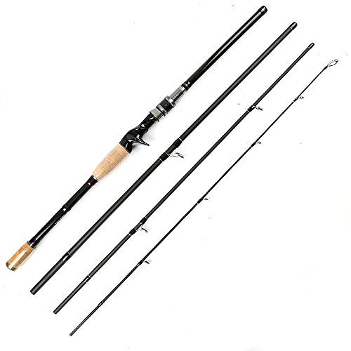 JOHNCOO Pieces Baitcasting Rod Carbon Casting Kuwait Ubuy