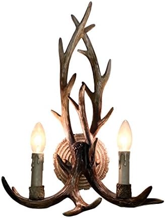 Antler Wall Sconces 2 Light 14.5" Diameter X 19" Tall 1020TD-2 BR