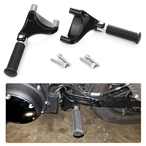 Motorcycle Rear Passenger Foot Pegs Foot Rests Footpegs Pedal Mount For Harley Sportster 1200 Iron XL 883 48 72 2014-2019 - Thumbnail 2