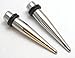 Zaya Body Jewelry Pair of 316l Steel Tapers and Tunnels Ear Stretching Kit Gauges Gauging Plugs Choose 1g 7/16 1/2 9/16 00g-14g