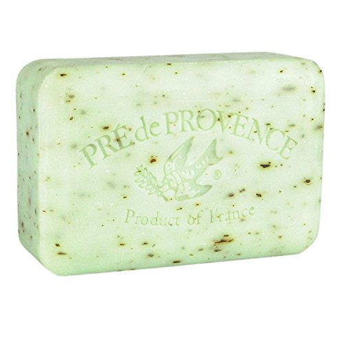 Pre de Provence Artisanal French Soap Bar Enriched with Shea Butter, Quad-Milled For A Smooth & Rich Lather (250 grams) - Rosemary Mint