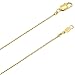 1mm Gold Plated Ball Chain Necklace, 24
