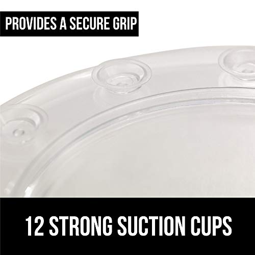 Gorilla Grip Bathtub Overflow Drain Cover, Adds Inches of Water for