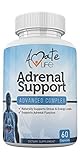 Adrenal Support Supplement Cortisol Manager - Stress Relief Adrenal Fatigue Complex- Adrenal Gland Dietary Supplements- Stress Management- Made in USA 60 Capsules- Non GMO