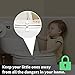 Child & Baby Proofing Cabinet Locks Child Safety Locks, Baby & Child Proof Cabinet Latch Oven Stove Toilet Fridge Drawer Locks,Adjustable Strap 6 Pack